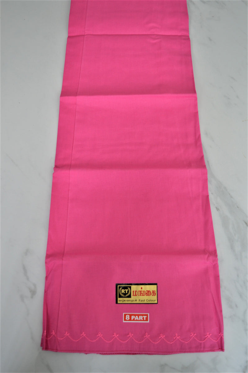 Pink Colour Cotton Petticoat / Skirt