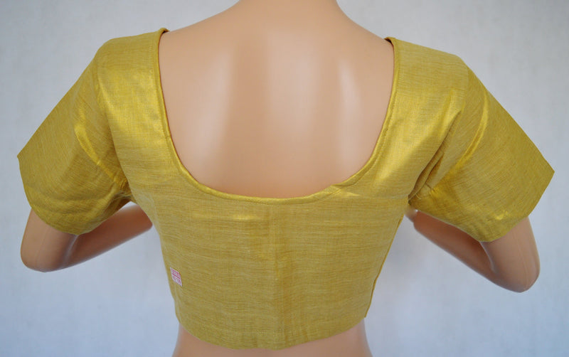 Gold Brocade Blouse Size 42