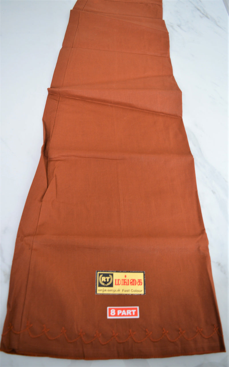 Light brown Colour Cotton Petticoat / Skirt