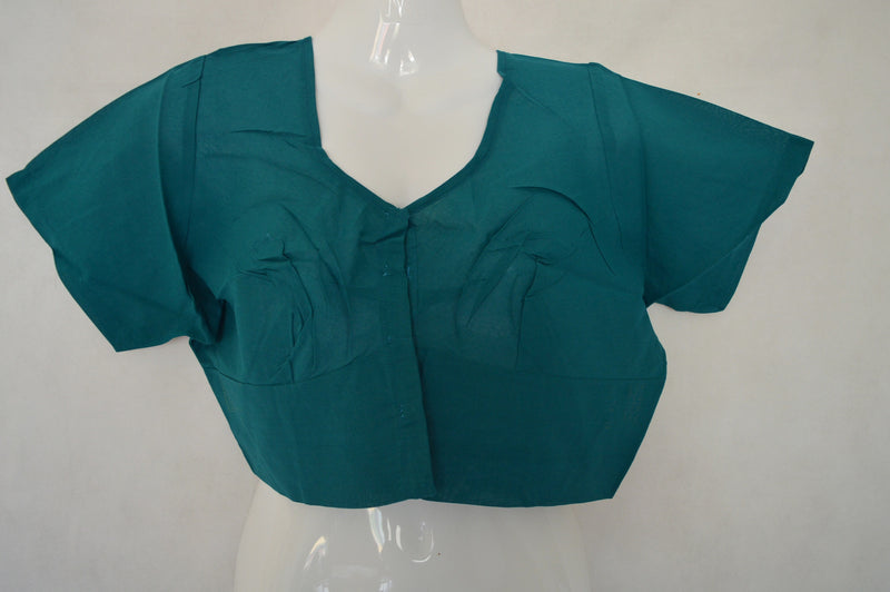 Turquoise Saree Blouse/ Top  Size 40