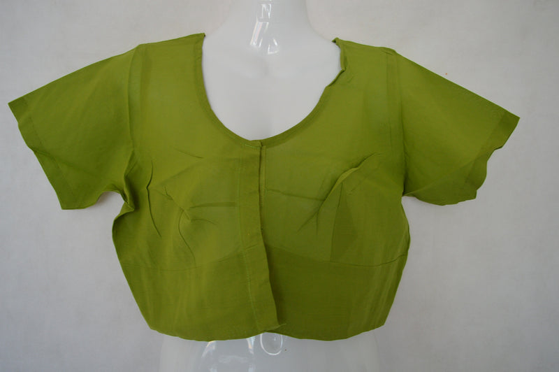 Olive green Saree Blouse/ Top  Size 40