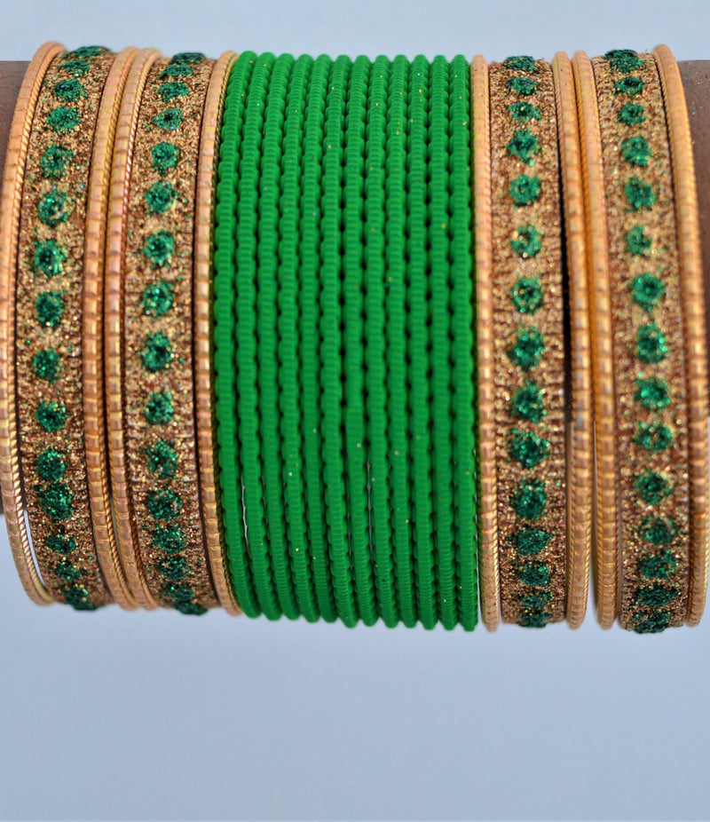 Set Of 24 Metal Jewellery Bangles