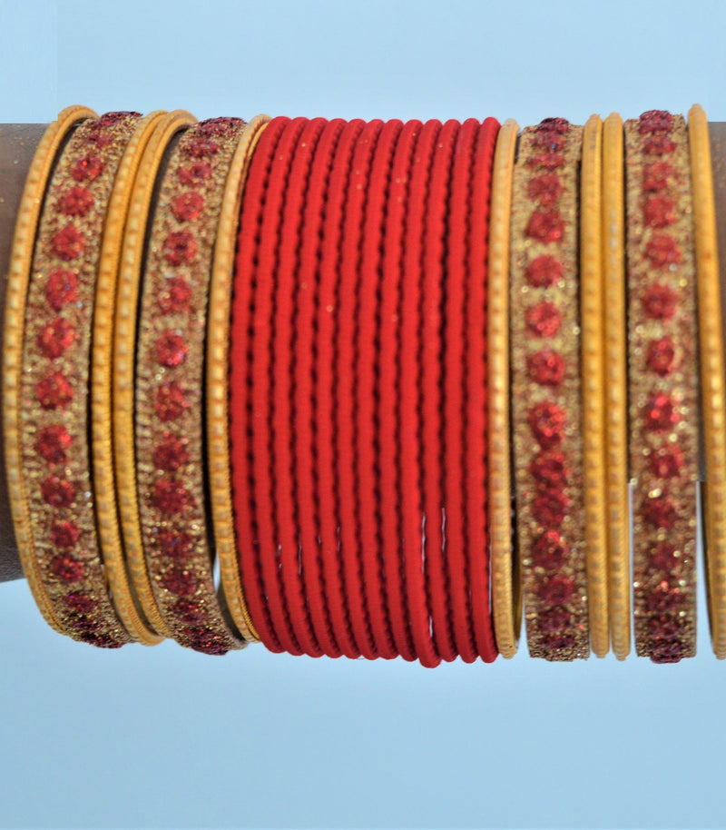 Set Of 24 Metal Jewellery Bangles