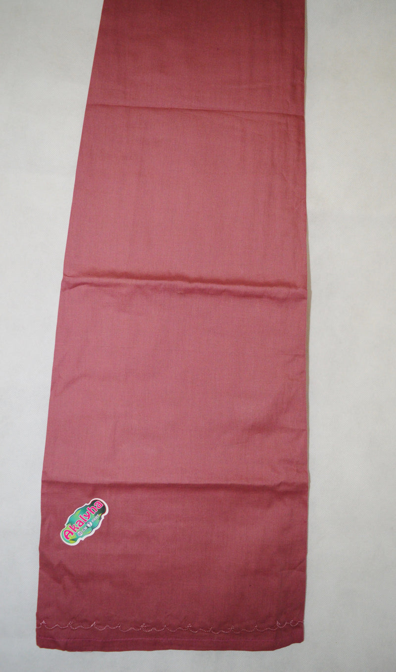Rose Pink Colour Cotton Petticoat / Skirt