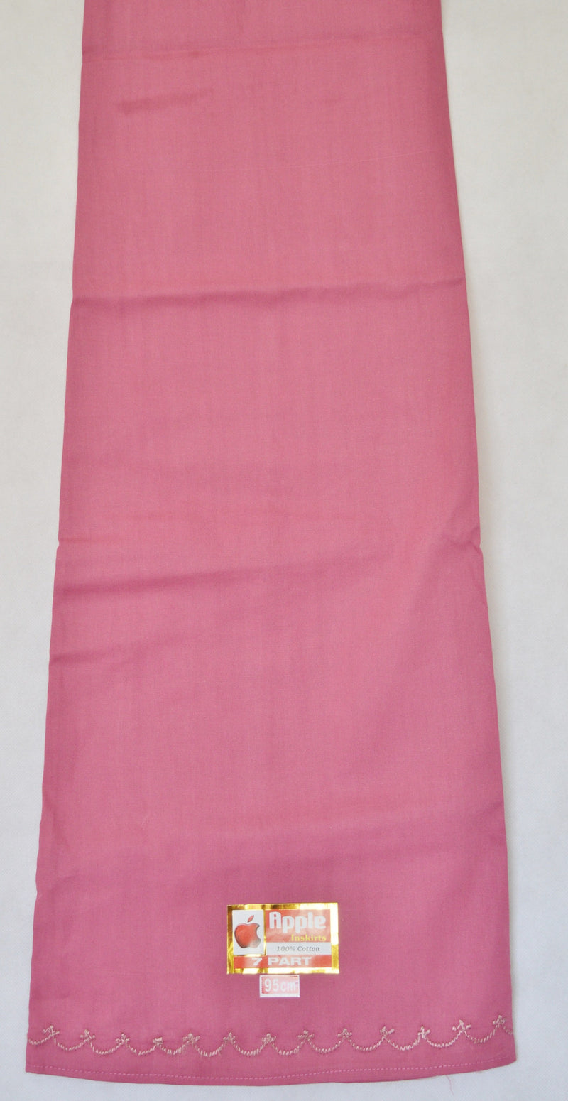 Darksalmon Colour Cotton Petticoat / Skirt