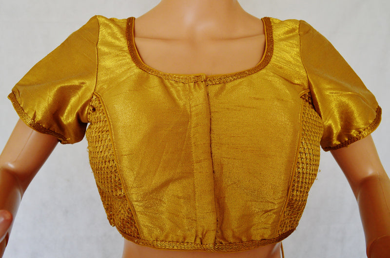 Gold Brocade Blouse Size 36