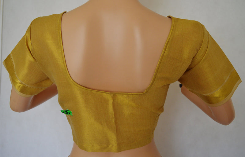 Gold Brocade Blouse Size 40