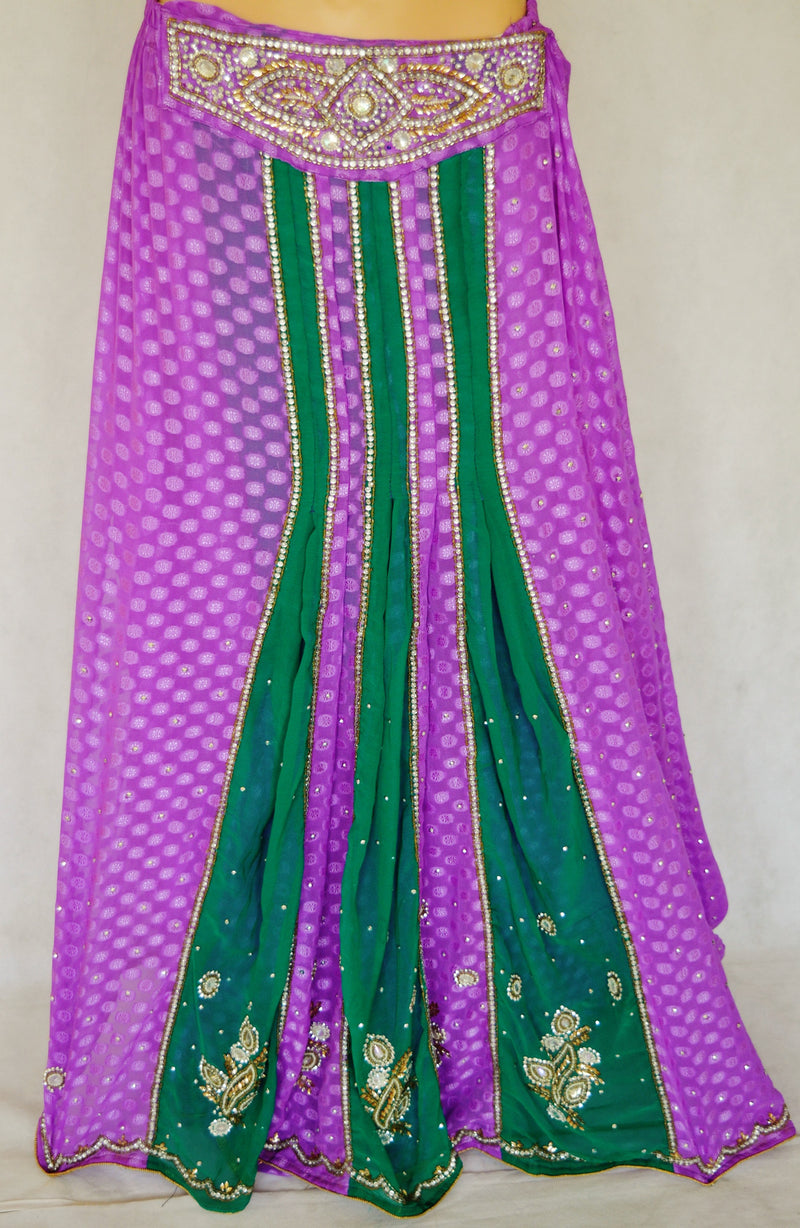 Lilac ColourTrendy Butterfly Pallu Lehenga Saree