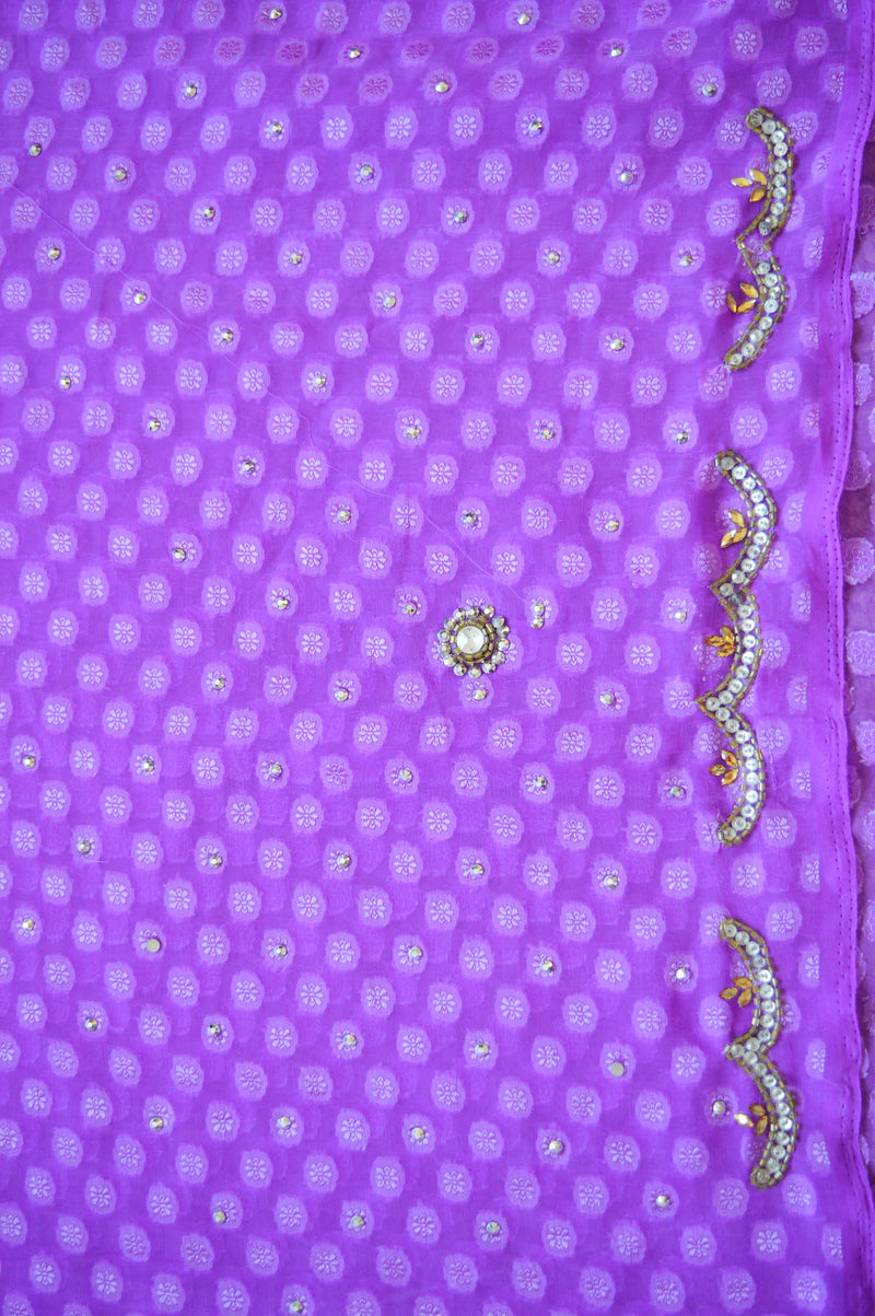 Lilac ColourTrendy Butterfly Pallu Lehenga Saree