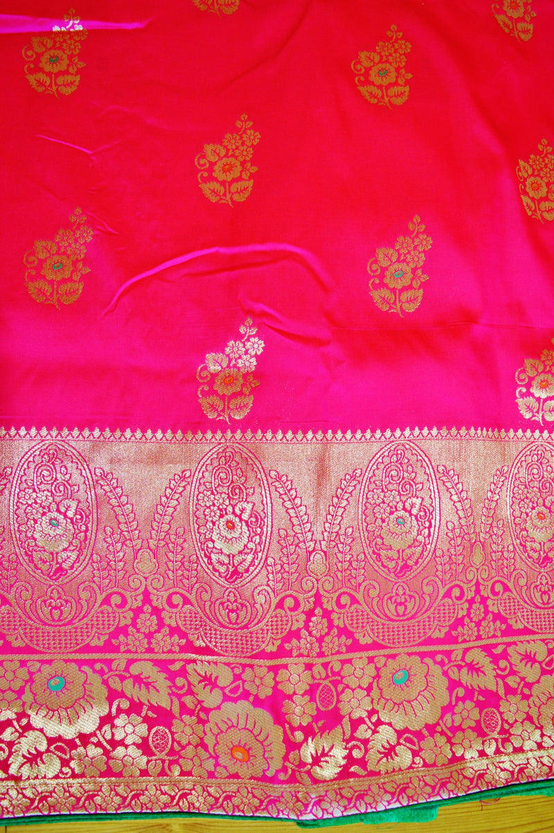 Pure Silk Saree With Double Blouse