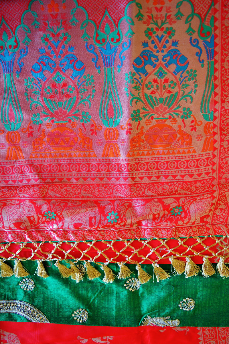 Pure Silk Saree With Double Blouse