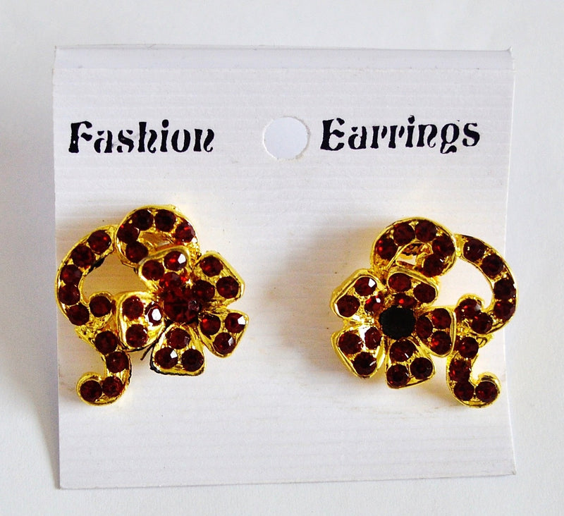 Gorgeous Red Stones Earrings