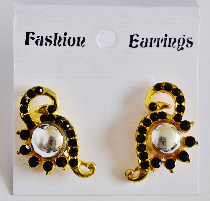 Gorgeous Black Stones Earrings
