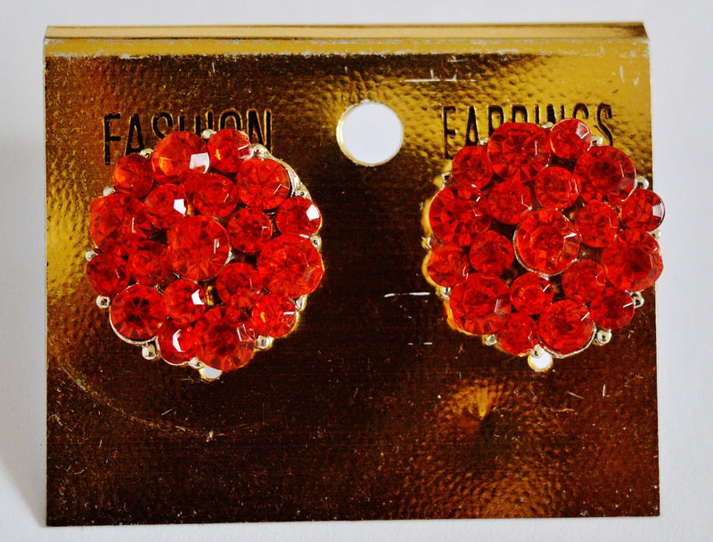 Gorgeous Red Stones Earrings