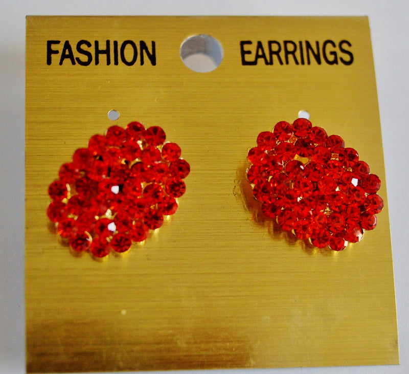 Gorgeous Red Stones Earrings