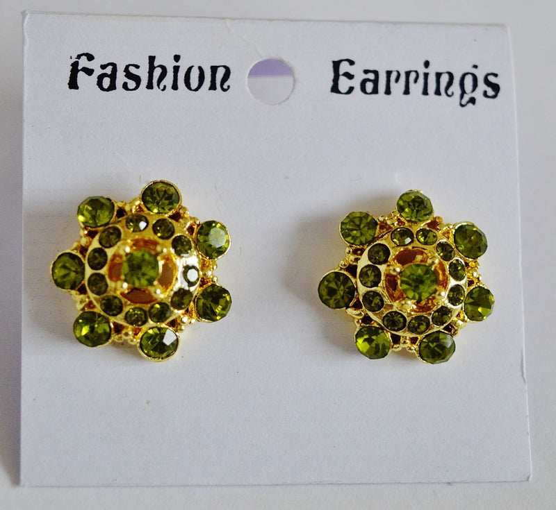 Gorgeous Green Stones Earrings