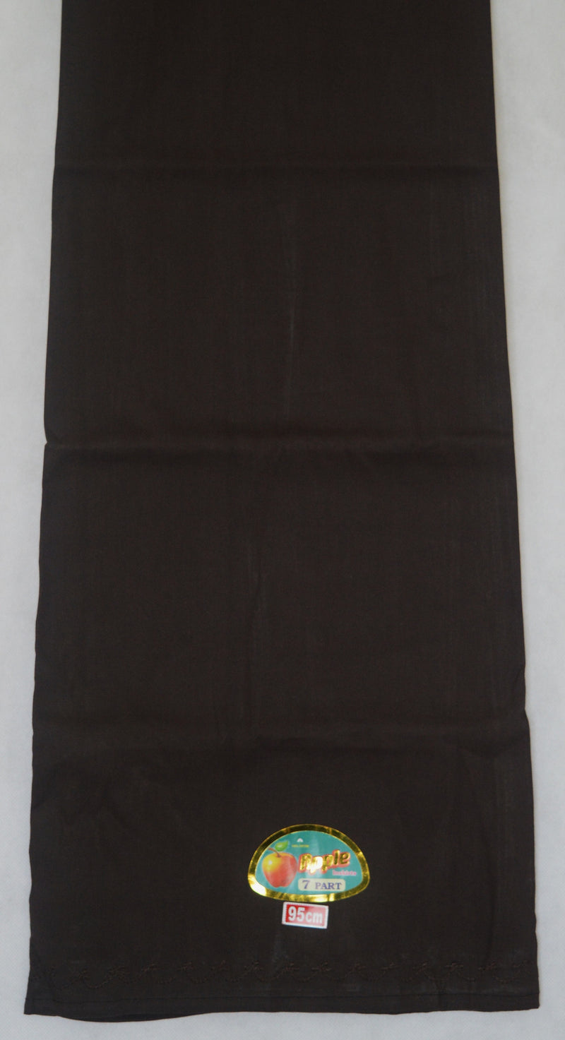 Brown Colour Cotton Petticoat / Skirt