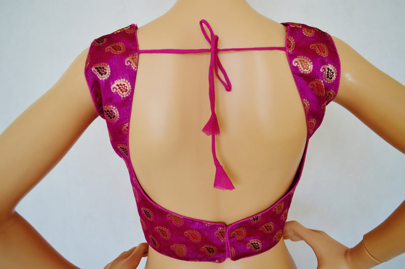 Brocade Readymade Saree Blouse / Choli top