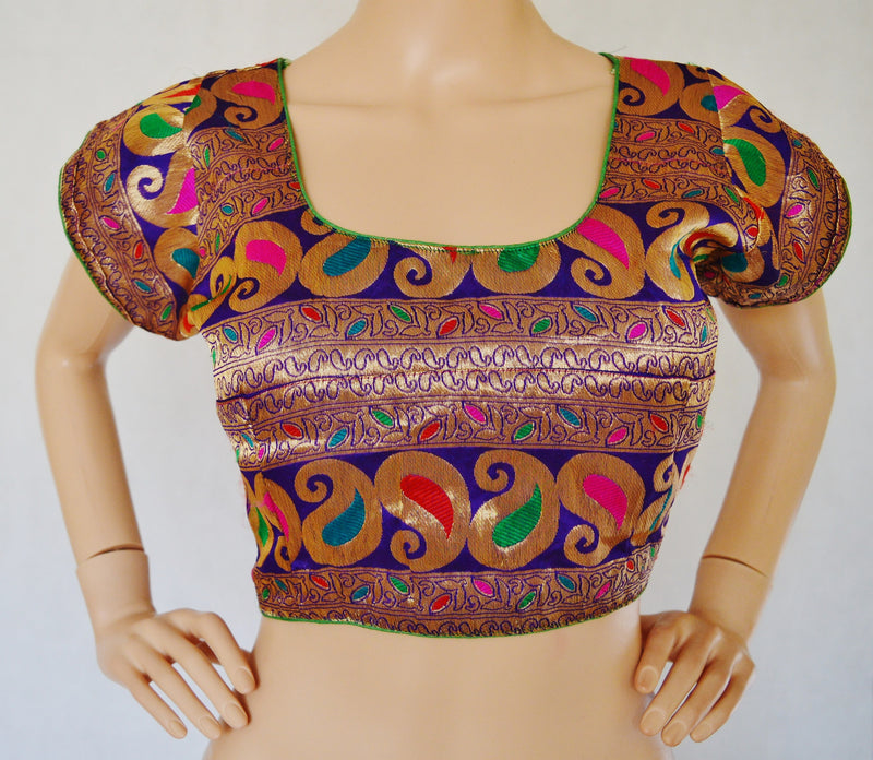 Brocade Readymade Saree Blouse / Choli top