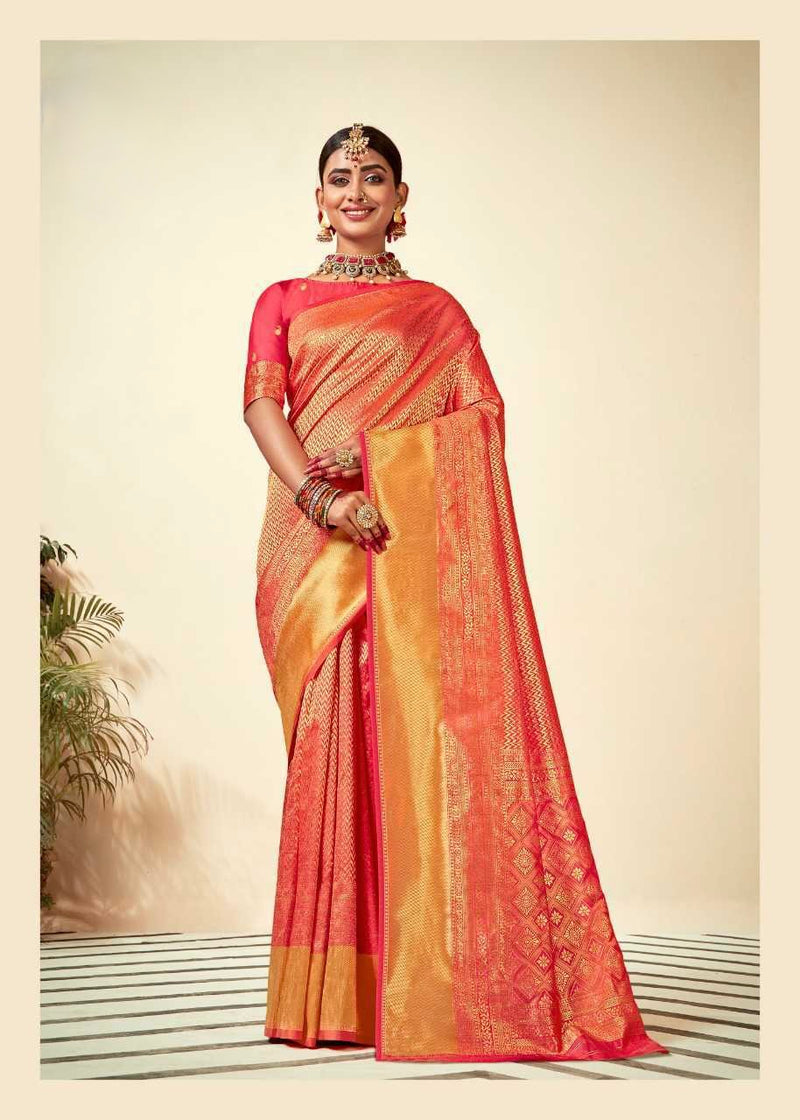 Beautifully Designed Kanchipuram silk saree