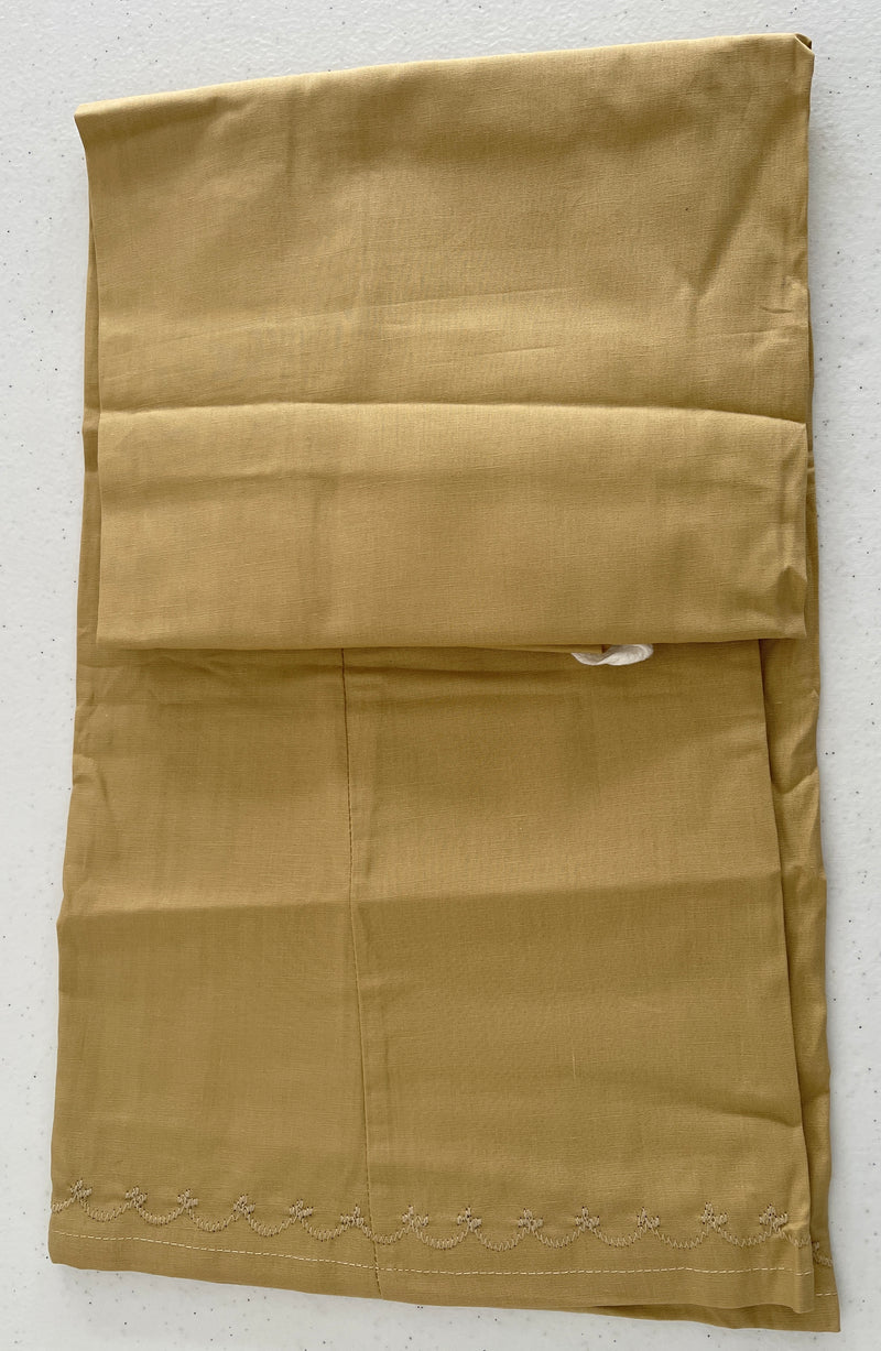 Beige colour Cotton Petticoat / Skirt