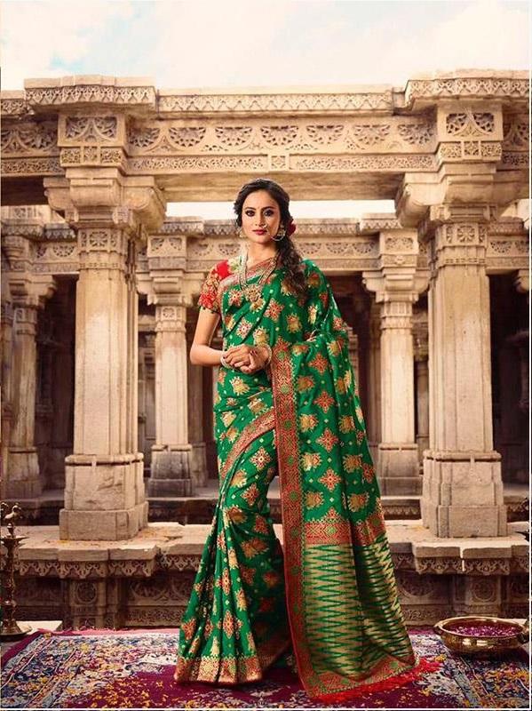 Pure Silk Saree with Designer blouse