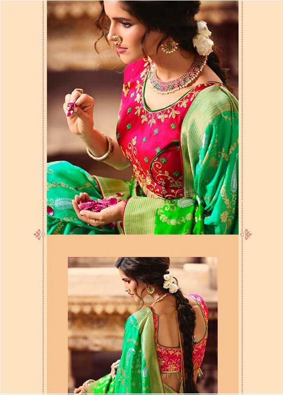 Pure Silk Saree with Designer blouse