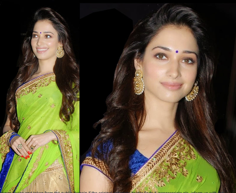 Tamanna Bhatia Parrot Bollywood Designer Saree