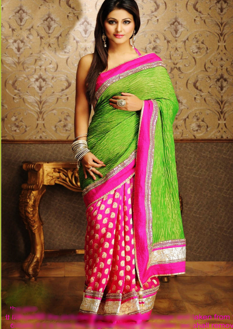 Gorgeous Akshara Half -Half Bollywood Saree