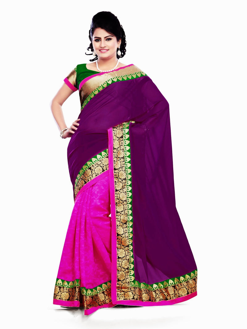 Lovely Bollywood Deepika Singh  Half-Half Saree