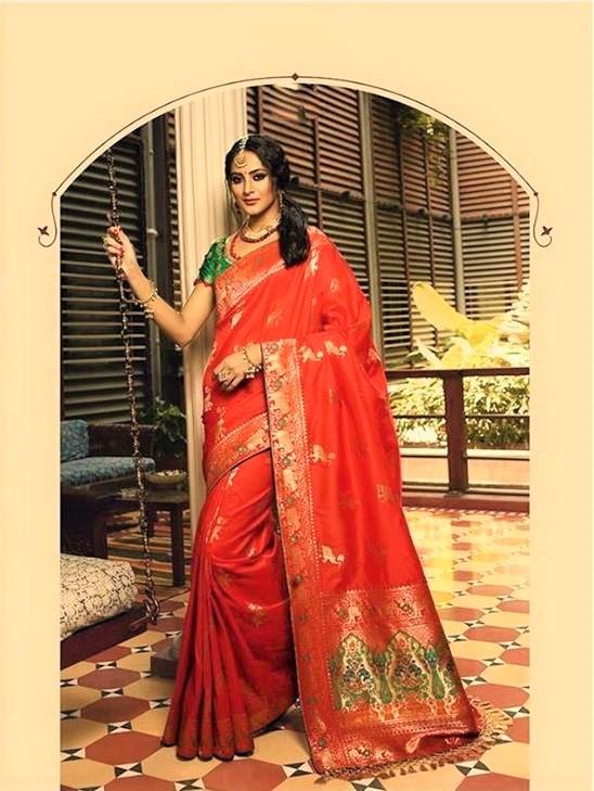 Pure Silk Saree With Double Blouse